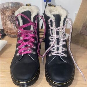 Doc martin faux fur lined boot